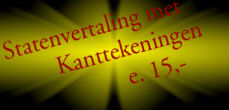 Statenvertaling met Kanttekeningen e. 15,-